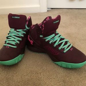 Under Armor Burgundy Sneakers